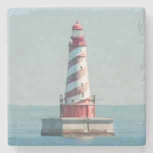 Porta-copo De Pedra EUA, Michigan, Grandes Lagos, Lago Michigan