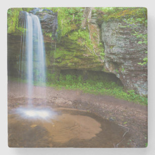 Porta-copo De Pedra EUA, Michigan. Scott's Falls No Michigan Superior