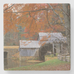 Porta-copo De Pedra EUA, Virgínia, Blue Ridge Parkway, Outono