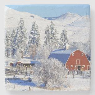 Porta-copo De Pedra EUA, Washington, Methow Valley, Celeiros em