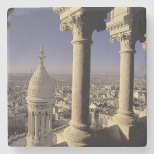 Porta-copo De Pedra Europa, França, Paris, Vista de Paris através