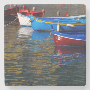 Porta-copo De Pedra Europa, Itália, Cinque Terry, barcos em Vernazza