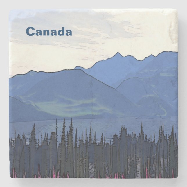 Porta-copo De Pedra Extremo Verão do Norte (Frente)