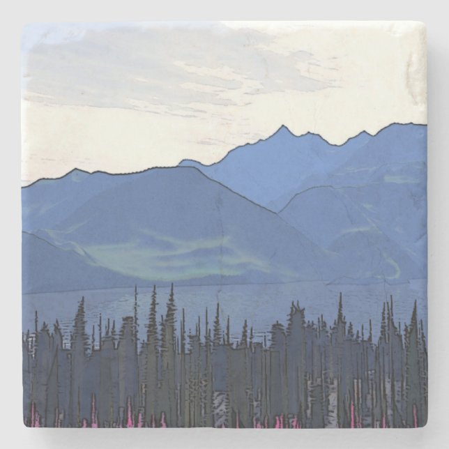 Porta-copo De Pedra Extremo Verão do Norte (Frente)