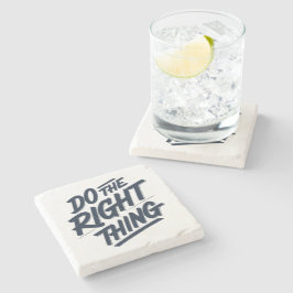 Porta-copo De Pedra Faça a coisa certa 1