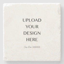Porta-copo De Pedra Faça o Upload do Seu Próprio Design