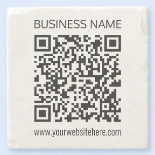 Porta-copo De Pedra Faça um Código QR Empresarial Instantaneamente & T