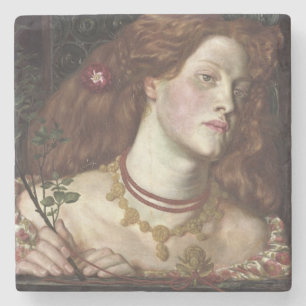 Porta-copo De Pedra Fair Rosamund (Elegante e Linda Ruiva)