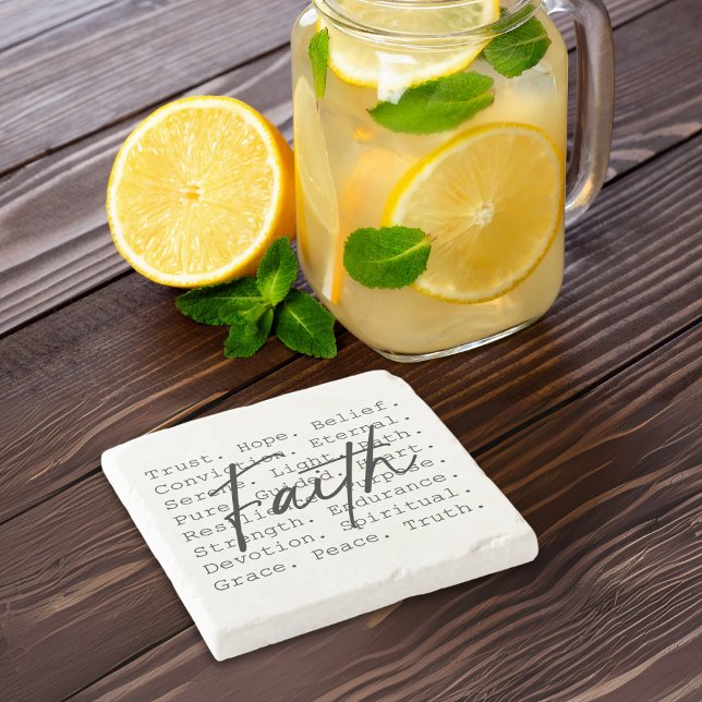 Porta-copo De Pedra Faith (Criador carregado)