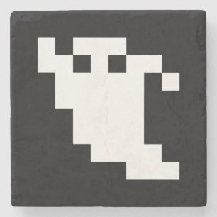 Porta-copo De Pedra Fantasma de pixel de 8 bits