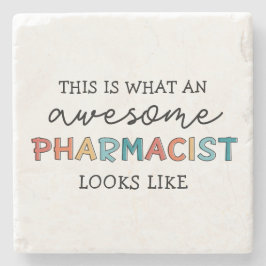 Porta-copo De Pedra Farmacêutico Engraçado Presente Farmacêutico Incrí
