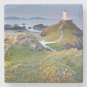 Porta-copo De Pedra Farol do Mawr de Twr na ilha de Llanddwyn