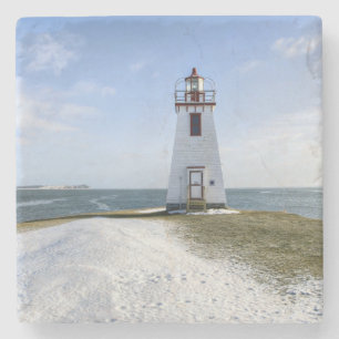 Porta-copo De Pedra Farol Novo Brunswick de Arran da polegada
