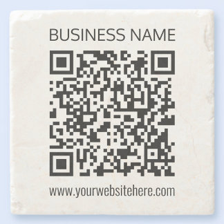 Porta-copo De Pedra Fazer um código de QR comercial instantaneamente e