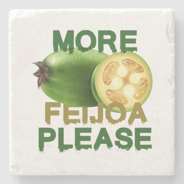 PORTA-COPO DE PEDRA FEIJOA FRUTA! PRESENTE BONITA PARA AMANTES RARAMEN (Frente)