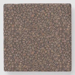 Porta-copo De Pedra Feijões de café
