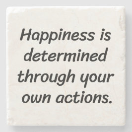 Porta-copo De Pedra Felicidade Porta copos Marble Stone