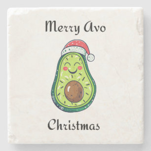 Porta-copo De Pedra Feliz Avo Natal