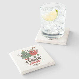 Porta-copo De Pedra Feriados de Natal Jolly Feriados Engraçados Nome d