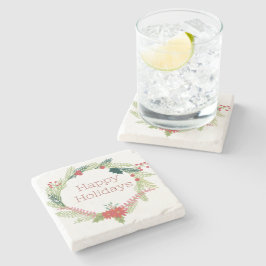 Porta-copo De Pedra Férias Felizes das Mortes de Natal