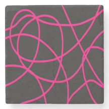 Fitas magentas em preto