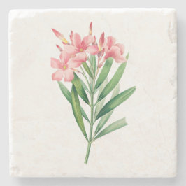 Porta-copo De Pedra Flor: A005 Oleander -