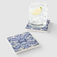 Flor Azul do Software Chic Elegante
