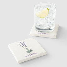 Flor de Lavanda Vintage Personalizada