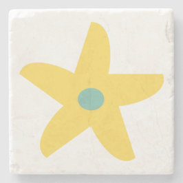 Porta-copo De Pedra Flor Engraçado