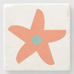 Porta-copo De Pedra Flor Engraçado