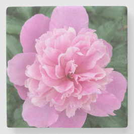 Porta-copo De Pedra Flor rosa