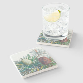 Porta-copo De Pedra Flores Banksia | Ellis Rowan 1782