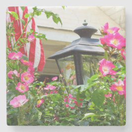 Porta-copo De Pedra Flores de 4 de julho - Martha's Vineyard