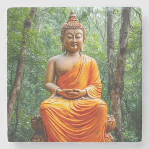 Porta-copo De Pedra Floresta da Calma: O Santuário do Buda