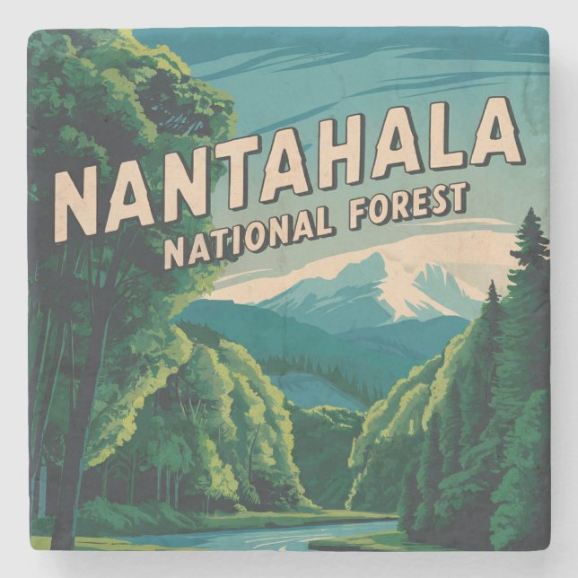 Porta-copo De Pedra Floresta Nacional Nantahala (Frente)