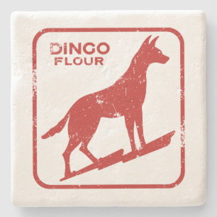 Porta-copo De Pedra Flour de Dingo