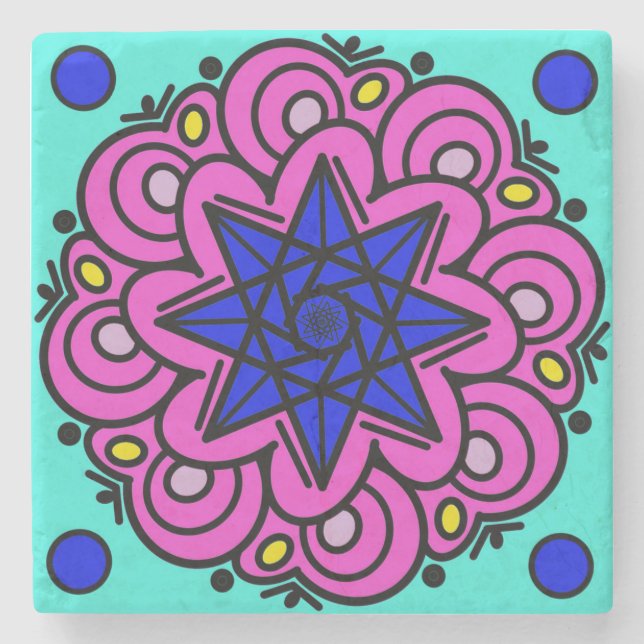 Porta-copo De Pedra Foi Feito De Estrelas (Frente)