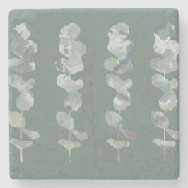 Porta-copo De Pedra Folhas de Eucalipto