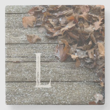 Folhas de queda com iPhone / iPad de neve