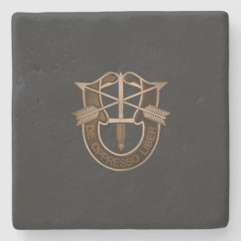 Porta-copo De Pedra Forças Especiais