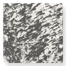 Formação de gelo Abstrato a preto e branco