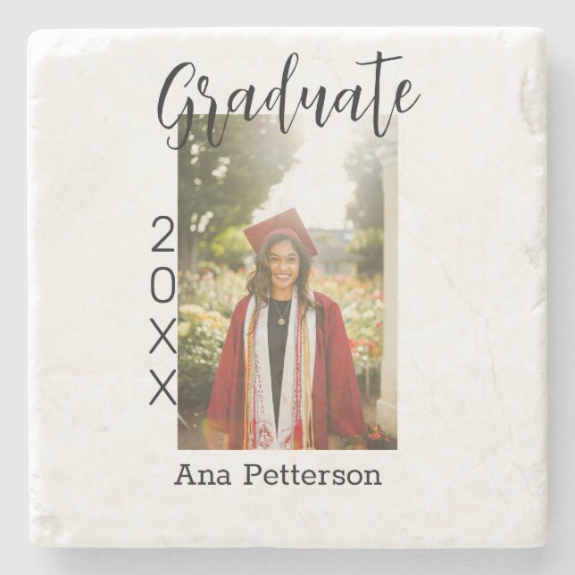 Porta-copo De Pedra Formando foto moderno clássico adicionar nome de a (Frente)