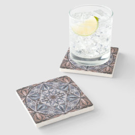Porta-copo De Pedra Formas de Cristal