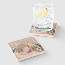 Porta-copo De Pedra Foto do bebê moderno | Você Faz Minha Vida Complet