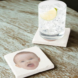 Porta-copo De Pedra Foto Personalizada, Foto Personalizada Rosto