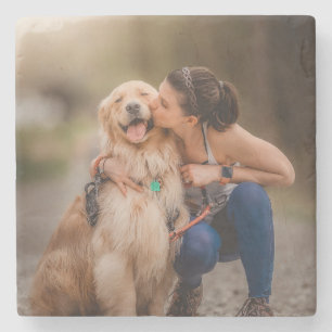 Porta-copo De Pedra Foto personalizada personalizada