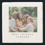 Porta-copo De Pedra Foto Personalizada Personalizada dos Melhores Amig<br><div class="desc">Porta copos Personalizada de Fotografias Personalizada dos Melhores Amigos para Sempre</div>