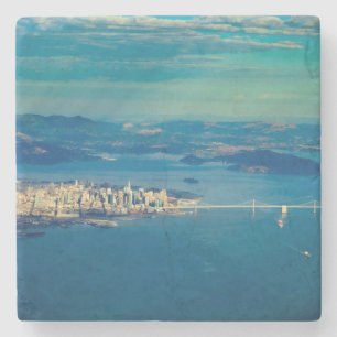 Porta-copo De Pedra Fotografia aérea do San Francisco Bay