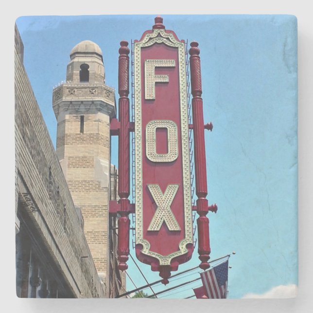 Porta-copo De Pedra Fox Theater Atlanta, Fox Theater (Frente)
