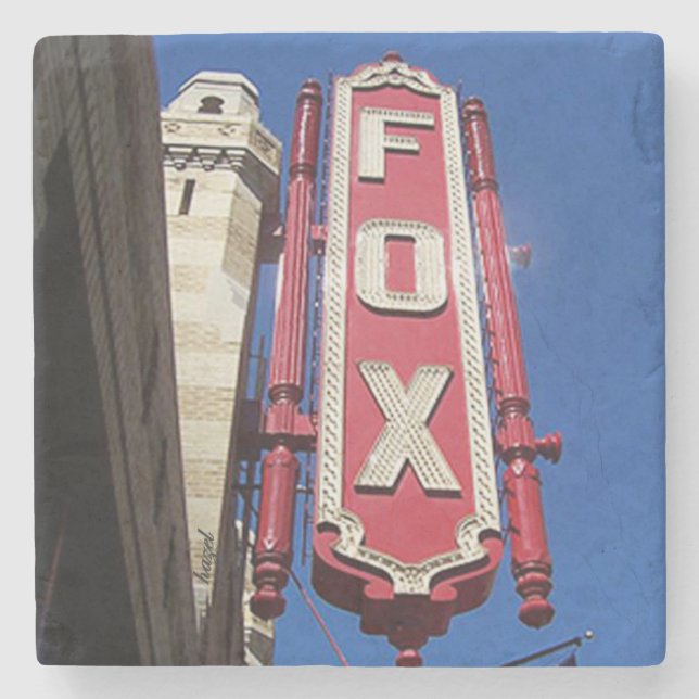 Porta-copo De Pedra Fox Theater Atlanta, Fox Theater Atlanta (Frente)